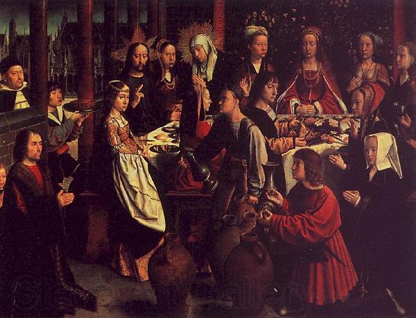 Gerard David The Marriage Feast at Cana France oil painting art